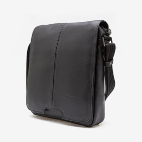 Bolsa Tiracolo Em Couro Preto