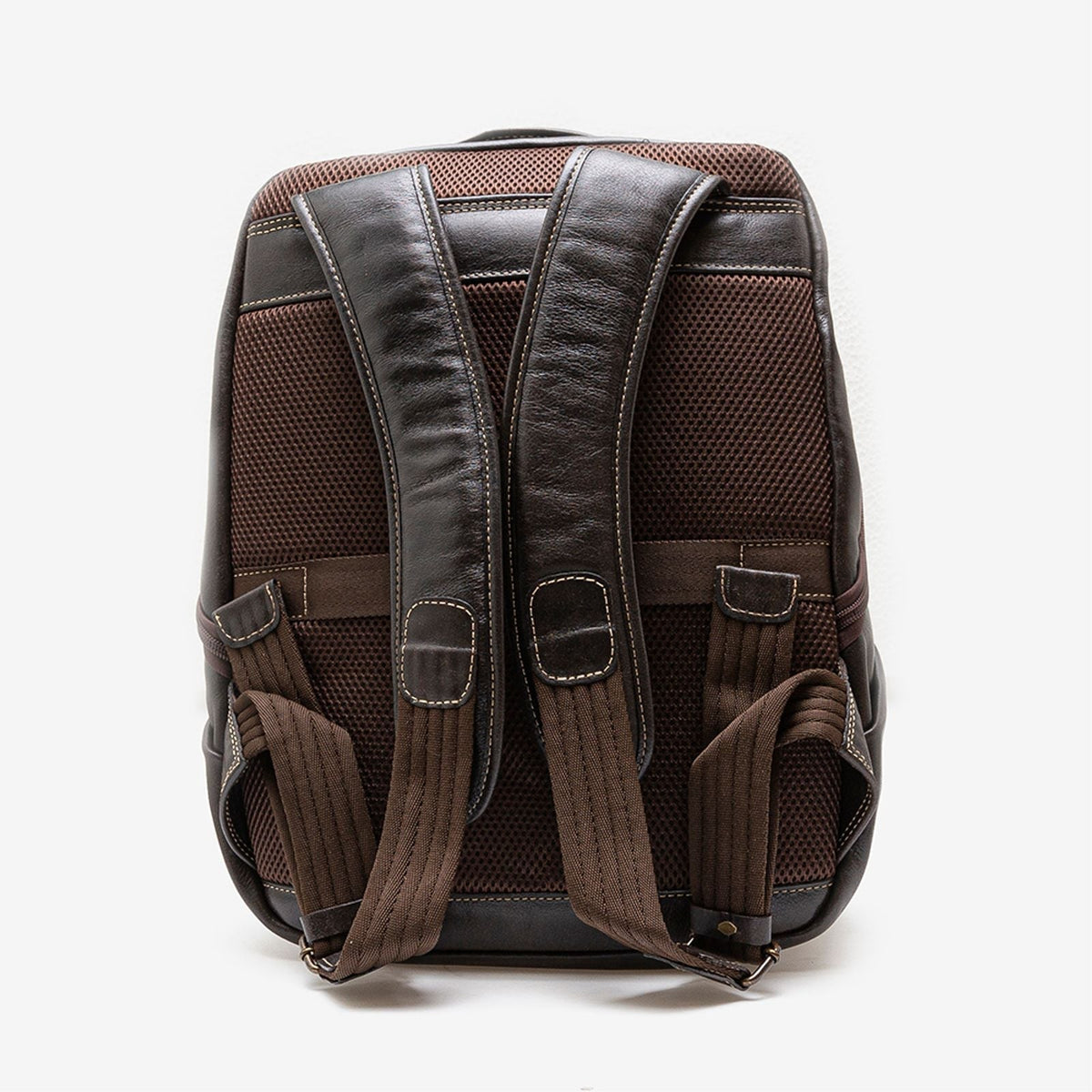 Mochila Em Couro Café