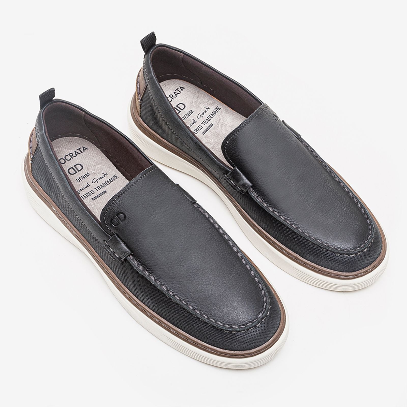 Sapato Clash Denim Preto
