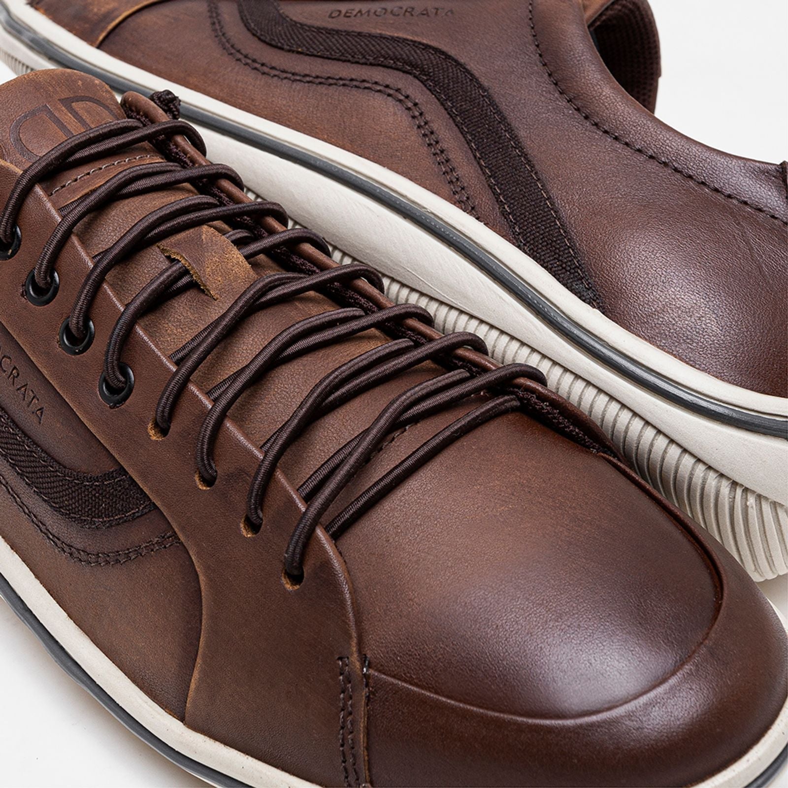 Sapatênis Denim Marrom Rave